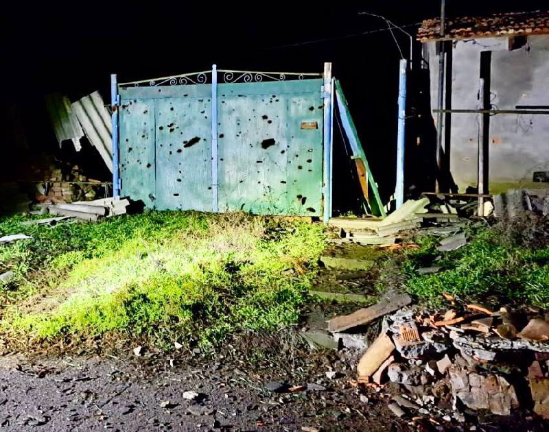 Το ρωσικό πυροβολικό βομβάρδισε τη Νικόπολη κατά τη διάρκεια της νύχτας