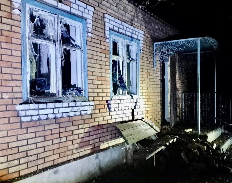 Rusiya ordusu gecə saatlarında Nikopol rayonunu atəşə tutub