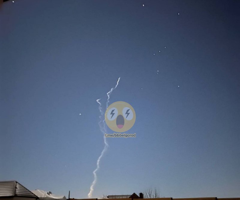Lanzamientos de misiles en el distrito de Belgorod
