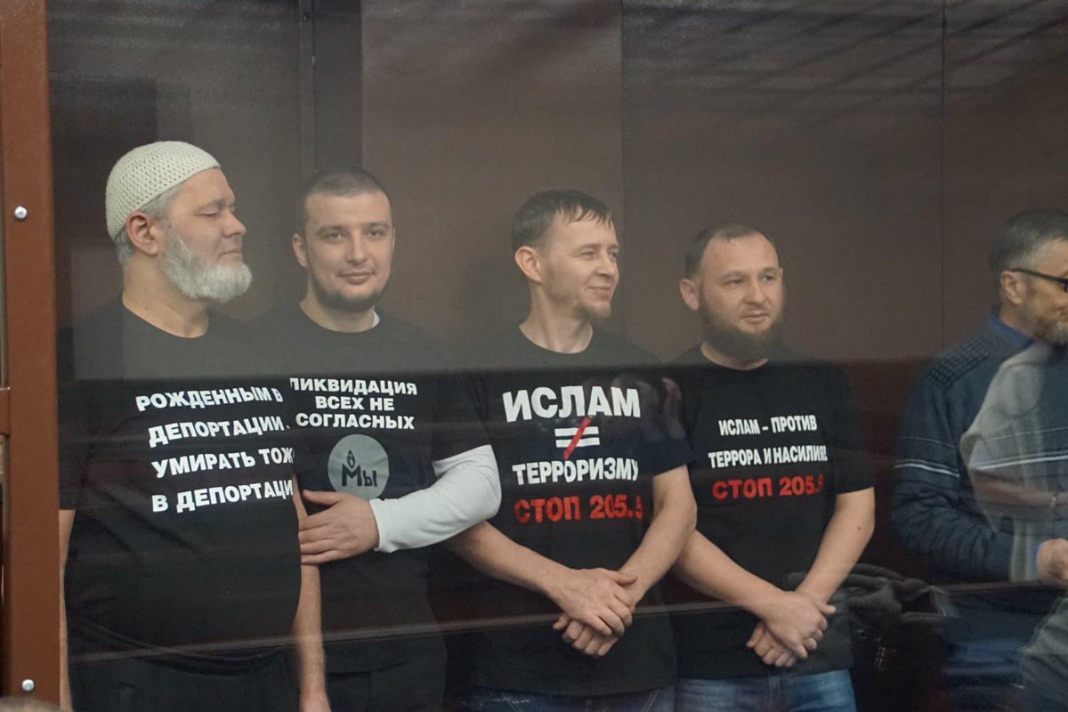 Руската федерация осъди политическите затворници Газиев, Гафаров, Каримов, Муртаза и Османов на 13 години затвор