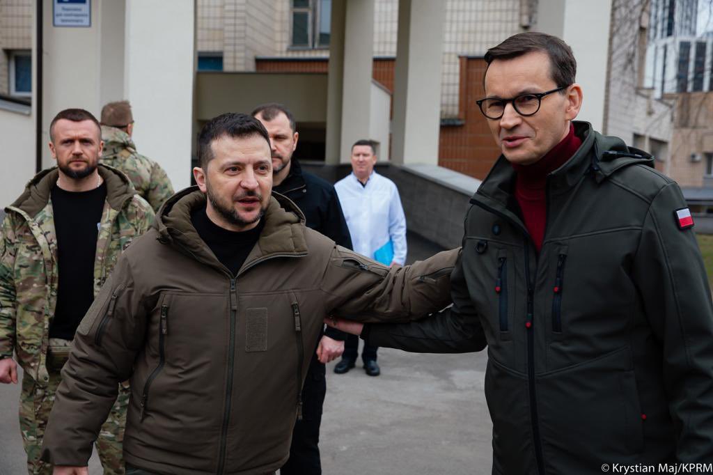 Премијер Пољске @МоравиецкиМ састао се са председником Украјине @ЗеленскииУа