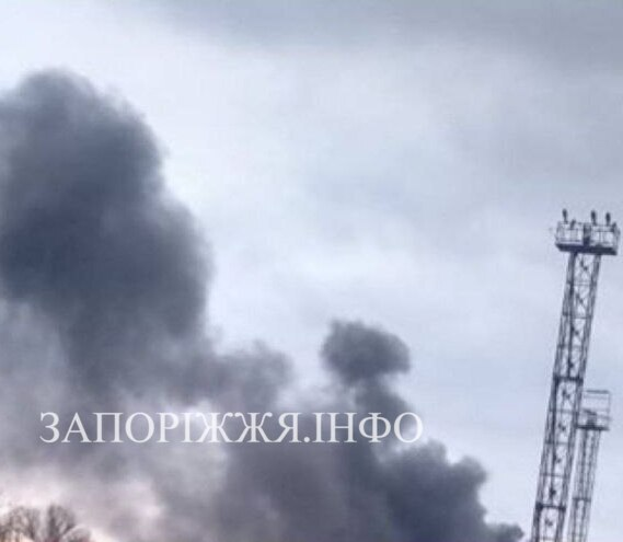 Explosioner rapporterades i Polohy, ockuperad del av Zaporizhzhia-regionen