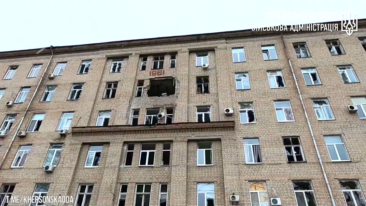 L'exèrcit rus va bombardejar Kherson durant la nit, danyant un hospital