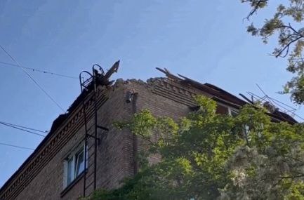 خسارت در کیف در نتیجه حمله شبانه با هواپیماهای بدون سرنشین