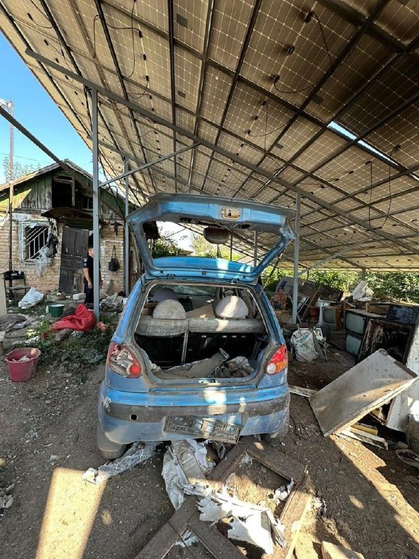1 rănit și pagube materiale larg răspândite ca urmare a bombardamentelor rusești la Nikopol