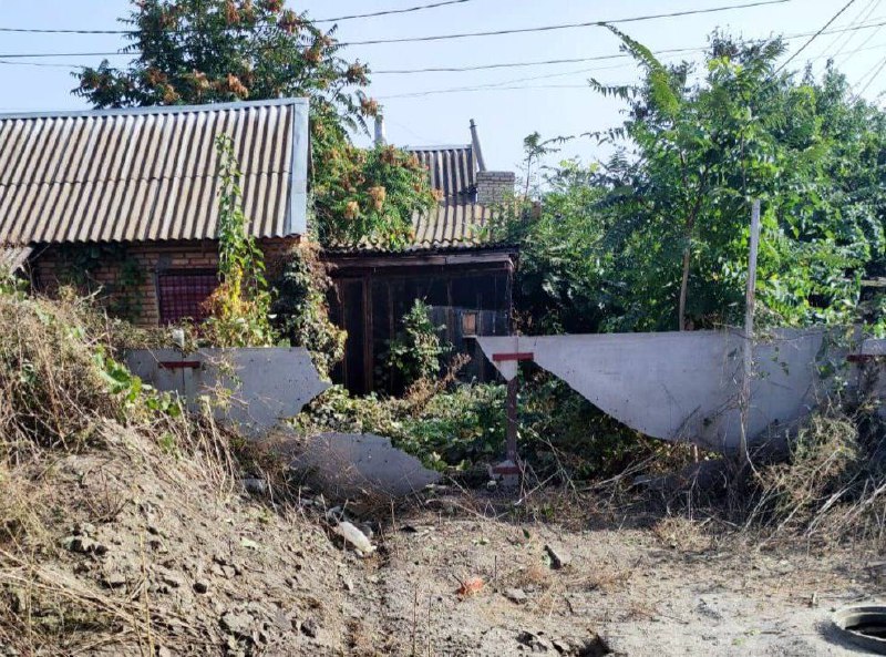 1 persoon gewond als gevolg van beschietingen en kamikaze-dronesaanvallen in Nikopol