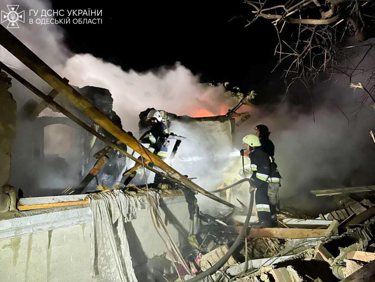 1 person skadad, 2 lager skadade i södra Odesa-regionen som ett resultat av rysk attack under natten