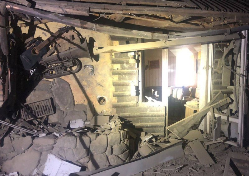 1 persona è rimasta ferita in seguito ai bombardamenti nel comune di Nikopol