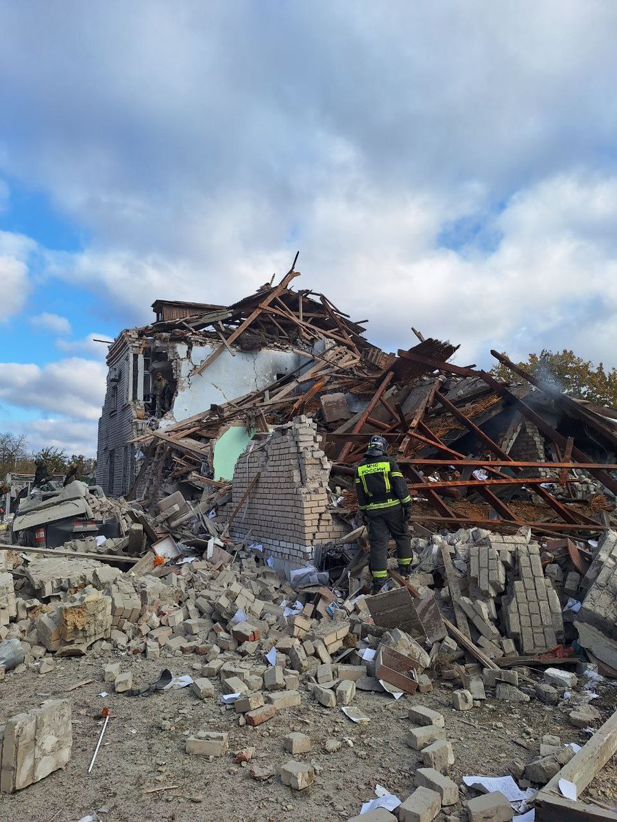 تخریب پس از حمله موشکی در اسکادوسک