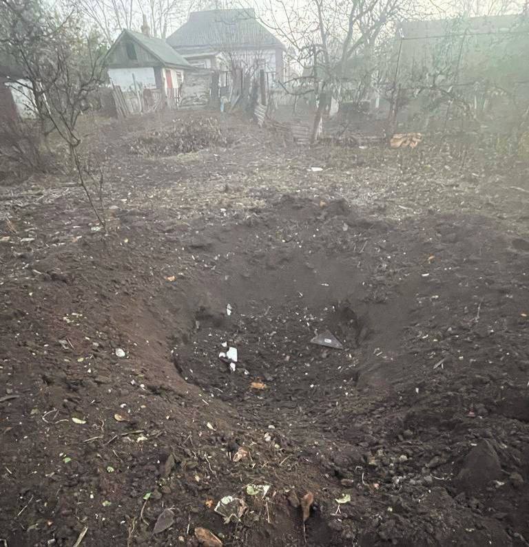 Puin van de Shahed-drone is gevallen nabij Zolotonosha in de regio Cherkasy