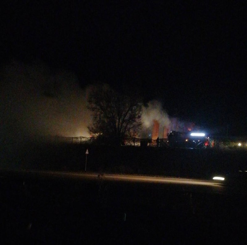 Het veldhospitaal vloog in brand als gevolg van kortsluiting in de regio Belgorod
