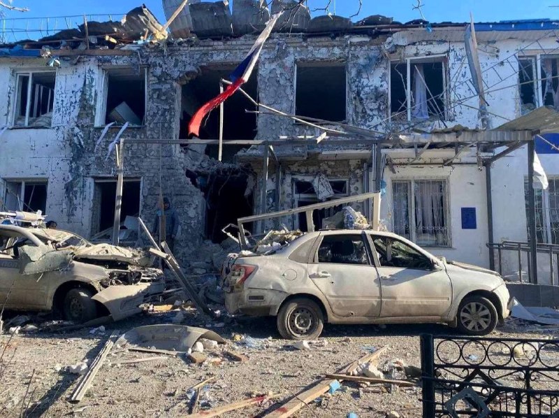 L'atac de míssils ucraïnesos va colpejar la comissaria de policia de les autoritats ocupacionals al poble de Yubileyne, a la regió de Kherson