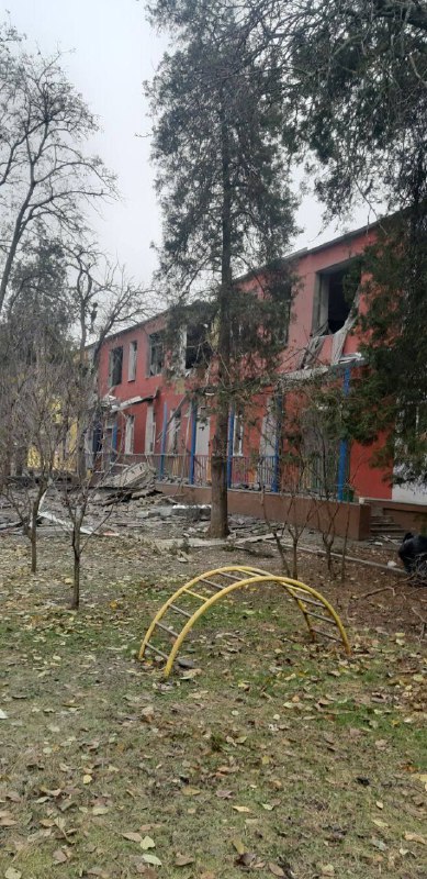 Er werd melding gemaakt van een raketaanval op het militair hospitaal in Tokmak