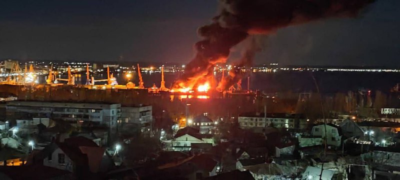 Εκρήξεις και δευτερεύουσες εκρήξεις αναφέρθηκαν στην κατεχόμενη Feodosiya