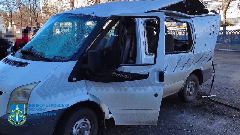 3 personer skadades efter beskjutning i Nikopol
