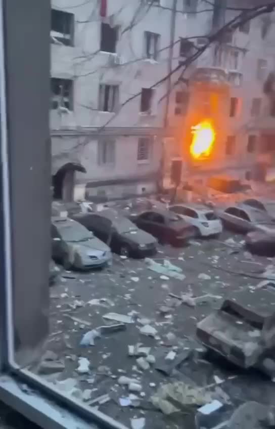 موشک به خانه های مسکونی در خارکف اصابت کرد