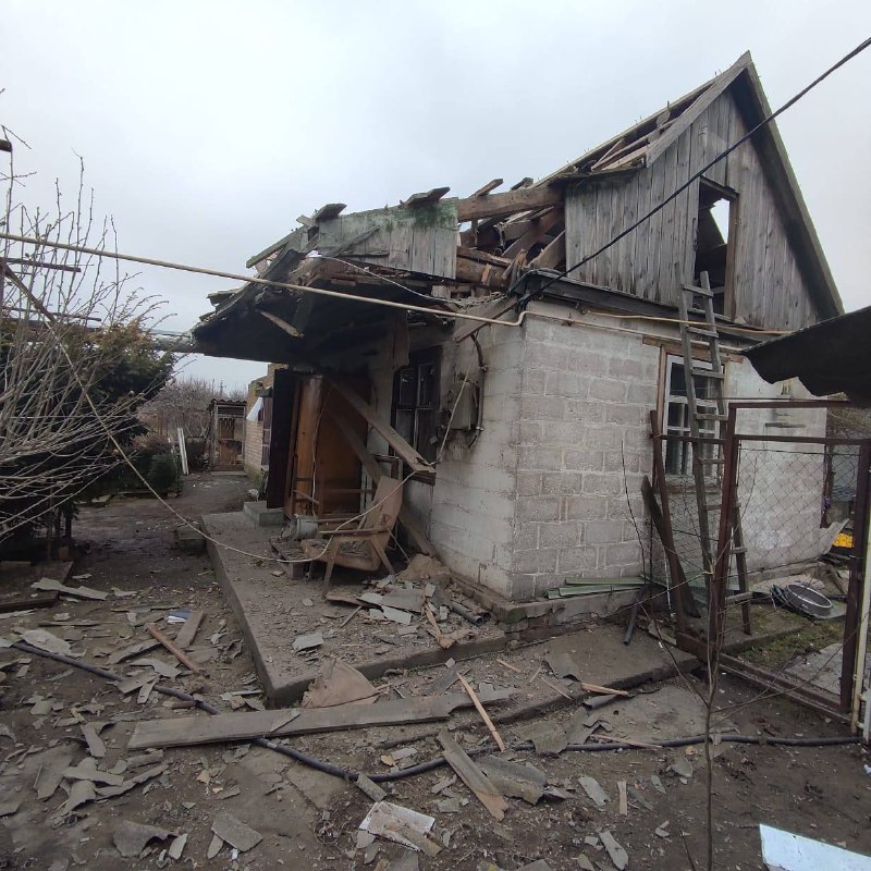 Armata rusă a bombardat astăzi districtul Nikopol cu artilerie și drone folosite