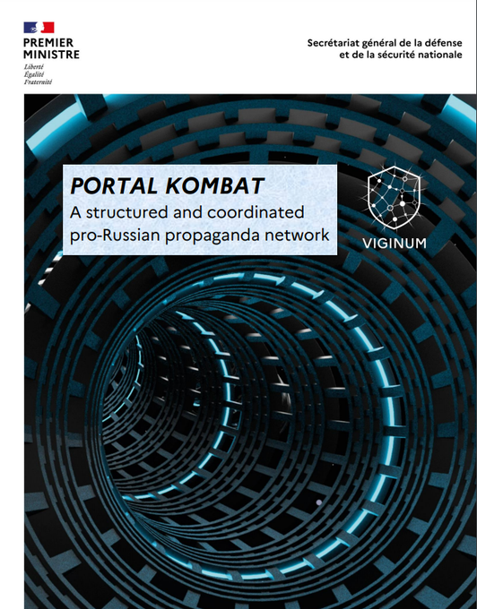 Prancūzijos kontrdezinformacijos tarnyba @Viginum_Gouv atskleidė prorusišką propagandos tinklą „Portal Kombat. Užsienio reikalų ministrai @steph_sejourne, @ABaerbock ir @sikorskiradek šiandien paskelbė apie bendrą mechanizmą, skirtą pakelti įspėjimą ir atremti