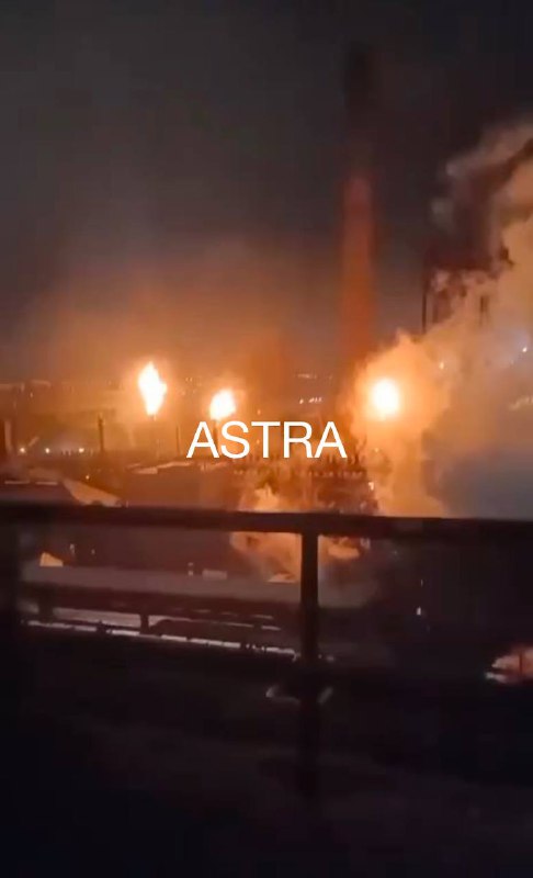 Incendiu mare la uzina metalurgică din Lipetsk, ca urmare a loviturii cu drone