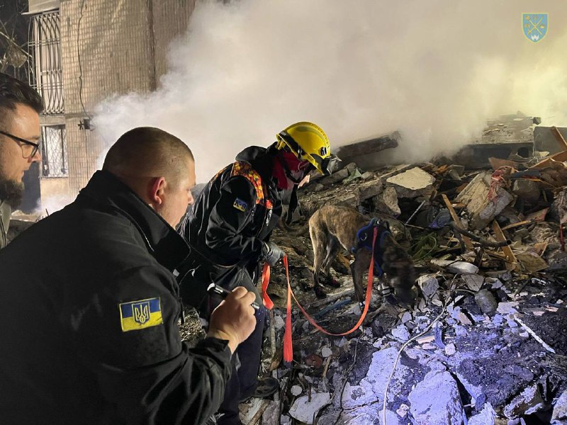 Per Rusijos bepiločio lėktuvo smūgį į gyvenamąjį namą Odesoje žuvo 1 žmogus, 7 buvo sužeisti