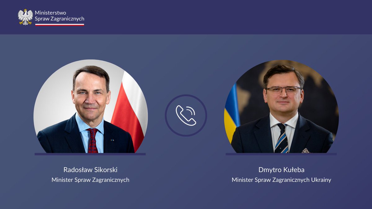 De Oekraïense en Poolse ministers van Buitenlandse Zaken bespraken tijdens het telefoongesprek actuele zaken
