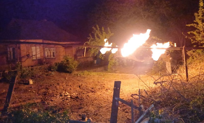 Rusijos kariuomenė artilerija apšaudė Nikopolio rajoną