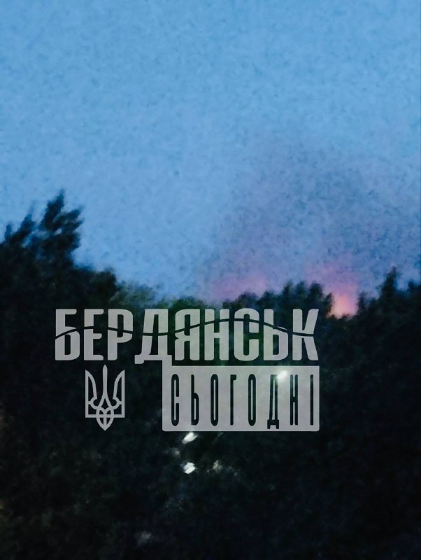 Es va informar d'explosió i incendi a Berdiansk