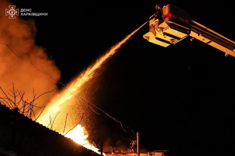 2 „Shahed dronai per naktį smogė civilinei Charkovo infrastruktūrai