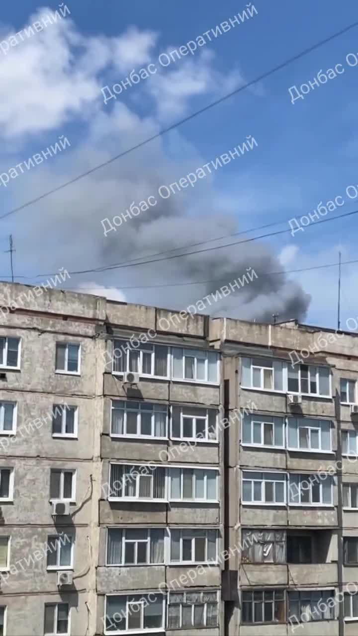 گزارش حمله موشکی به انبار مهمات در سوروکین (کراسنودون) در بخش اشغالی منطقه لوهانسک