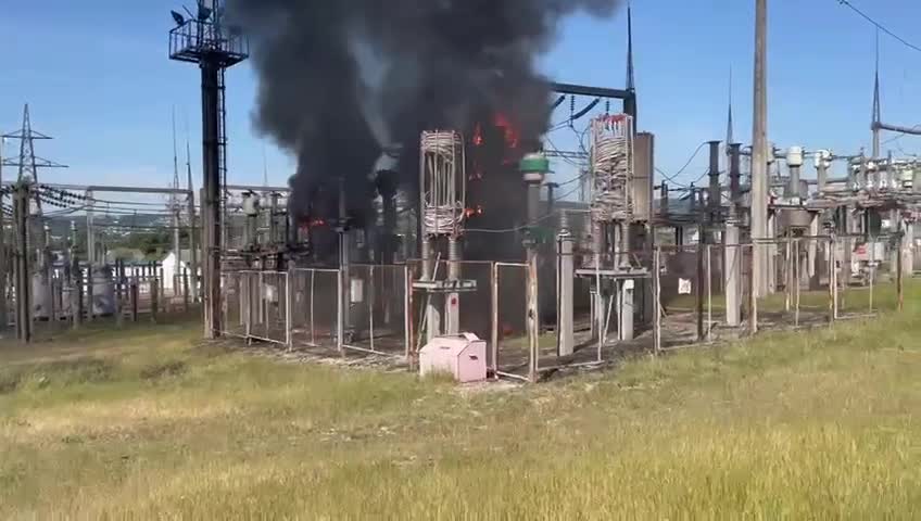 Po gaisro pastotėje Novorosijske be elektros liko 26 tūkstančiai žmonių – meras