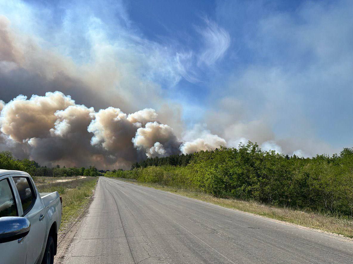 آتش سوزی بزرگ پس از انفجار در اسکادوفسک