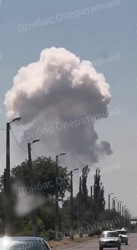 Ohlásený raketový útok v Oleksiievo-Družkivka