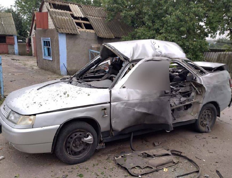 En person dödades till följd av ett drönareanfall i byn Osokorivka i Kherson-regionen