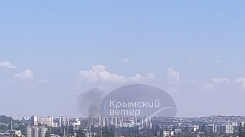 Incendiu raportat în Simferopolul ocupat