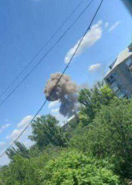 Okupuotame Pervomaiske, Luhansko srityje, nugriaudėjo garsus sprogimas