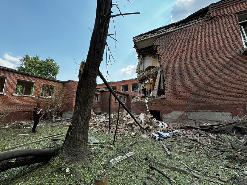 5 osób zostało rannych w wyniku rosyjskiego bombardowania Pokrowska