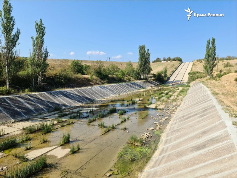 Lo scarico dell'acqua dal bacino idrico di Belogorsk è stato interrotto a causa del forte fondale basso