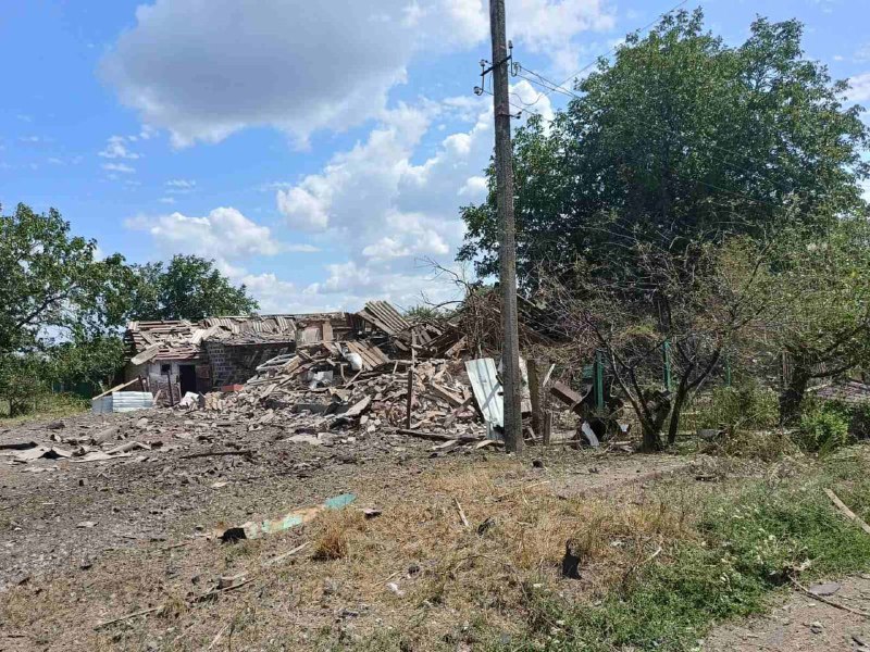 Airstrike targeted Mykolaivka of Pokrovsk district