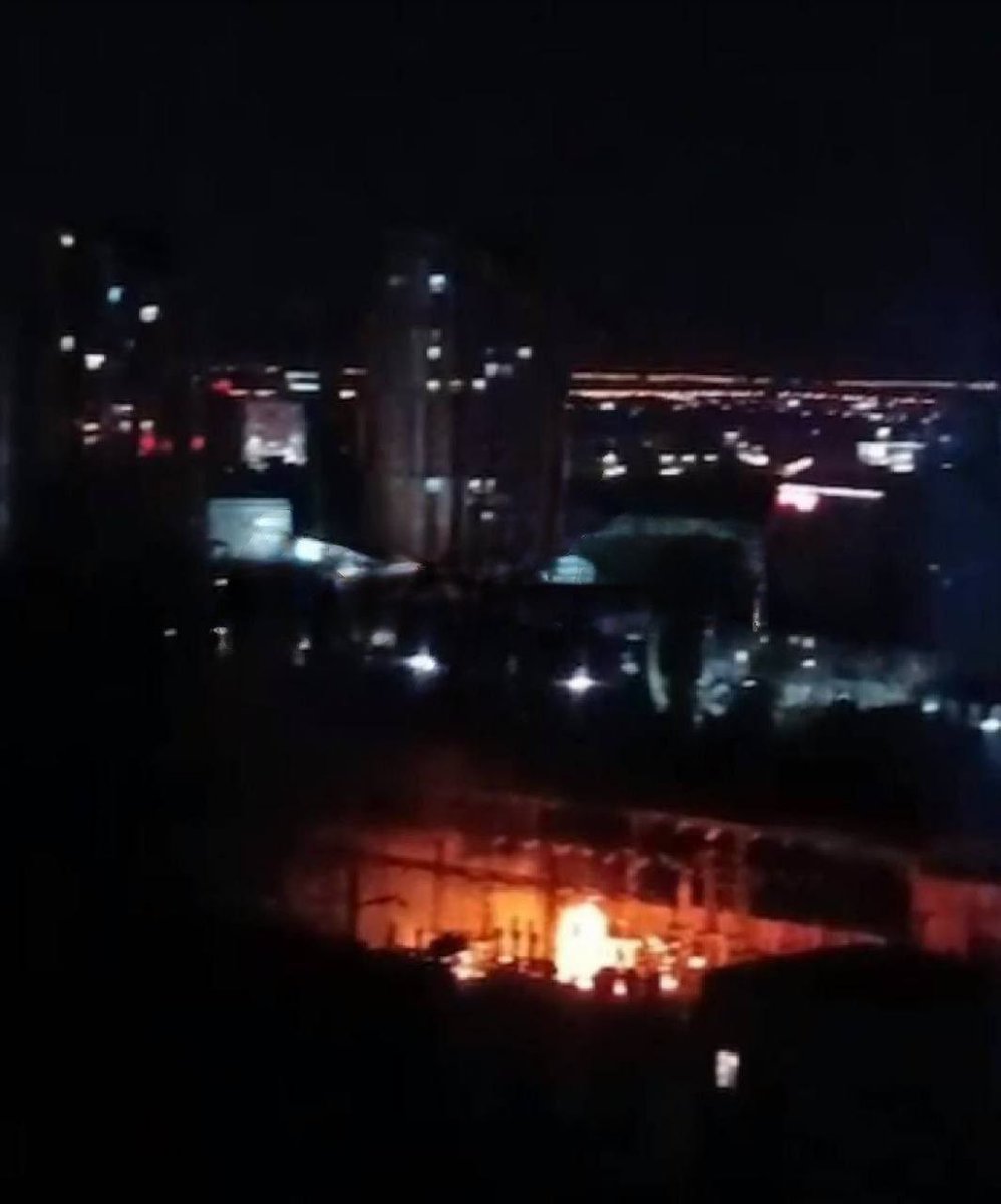 A fire broke out at a substation in Volgograd, Russia, during the night. Russian media report that the city experienced power issues