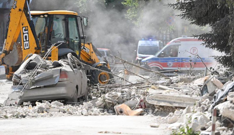 Šodien Harkovā raķetes triecienā ievainoti 5 cilvēki