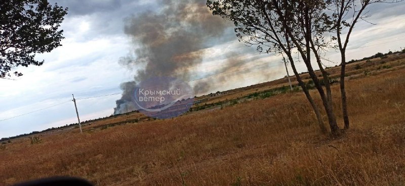 აფეთქებები ოკუპირებულ ყირიმში, ოქტიაბრსკეს აეროდრომთან მოხდა