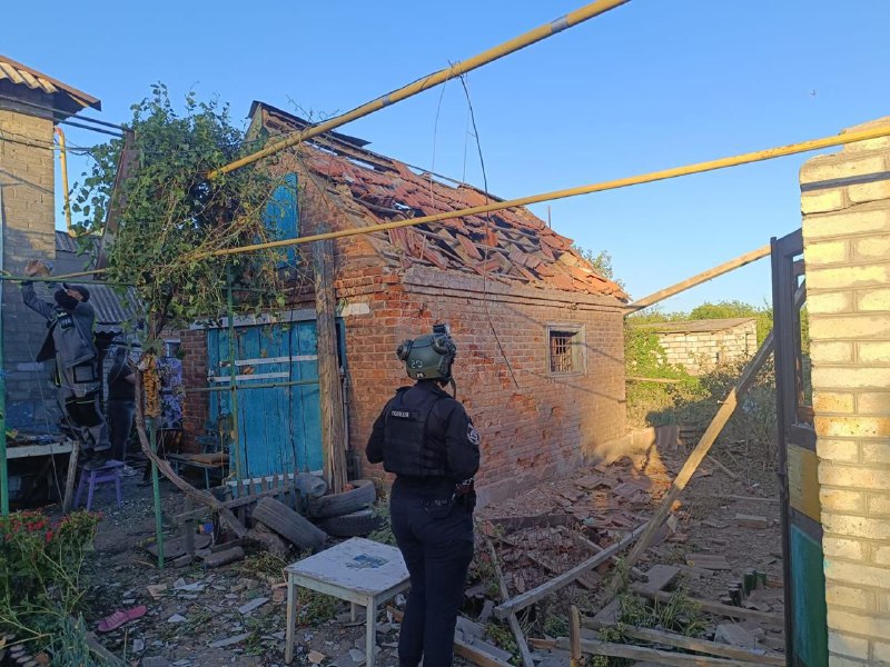 1 persoon gedood, nog een gewonde als gevolg van Russische beschietingen in Kostiantynivka vandaag, daarnaast werd 1 persoon gedood in Toretsk