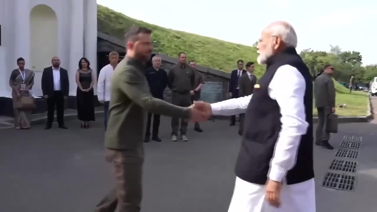 Reunió del president Zelensky i el primer ministre Modi a Kíev