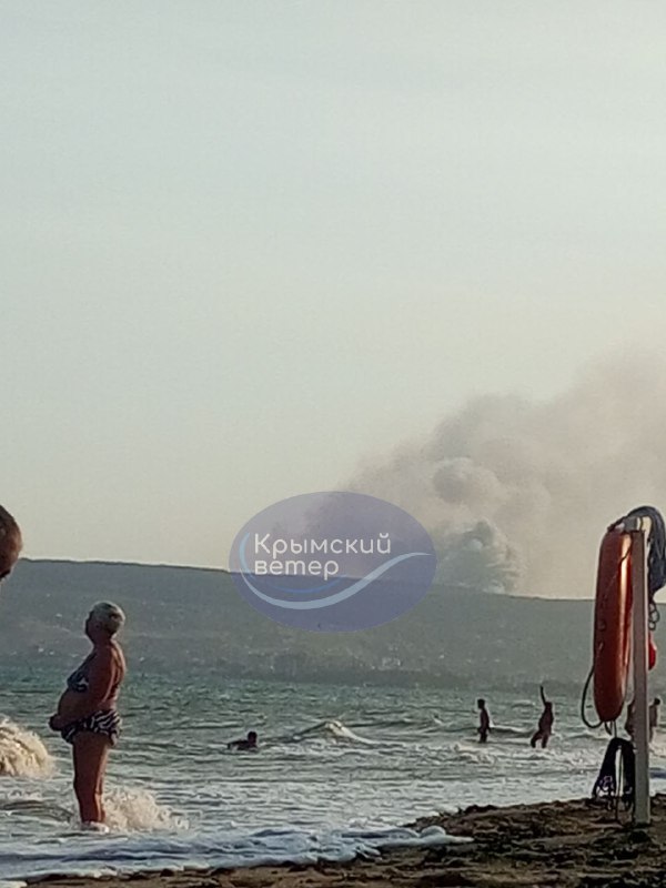 Segnalato incendio nei pressi di Feodosiya