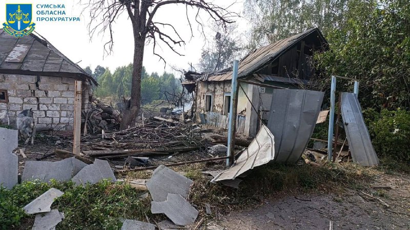 1 osoba zabita v důsledku ruského náletu se 2 klouzavými bombami v Yampilu v oblasti Sumy