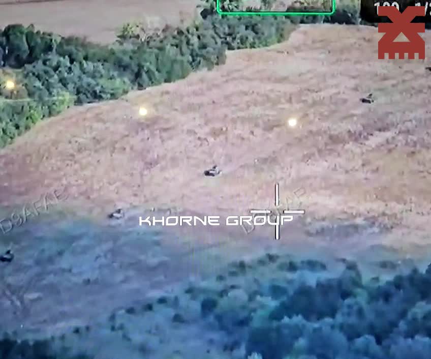 Vídeo de tropas ucranianas se movimentando no distrito de Glushkovo, na região de Kursk