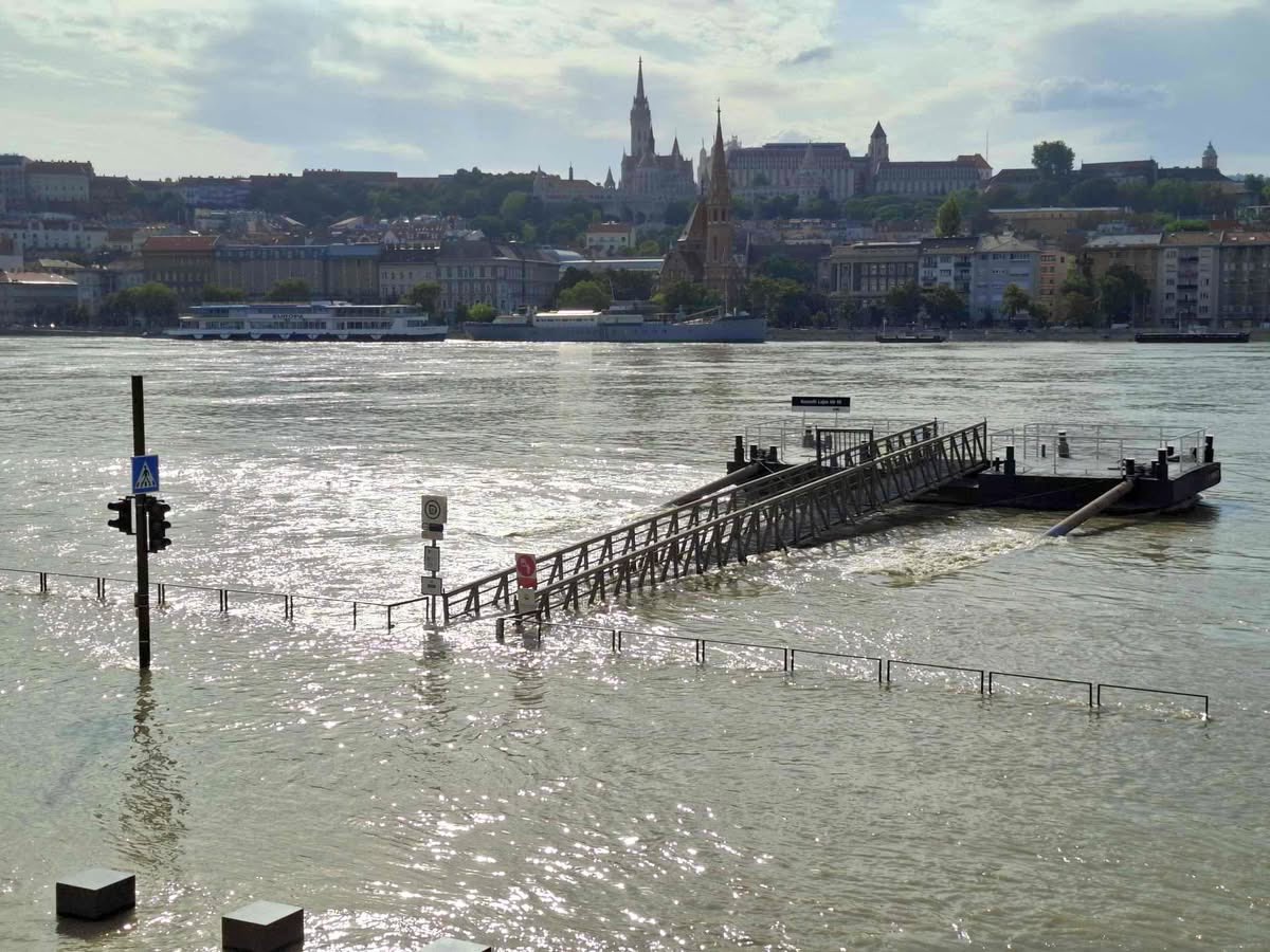 Flooding in Budapest