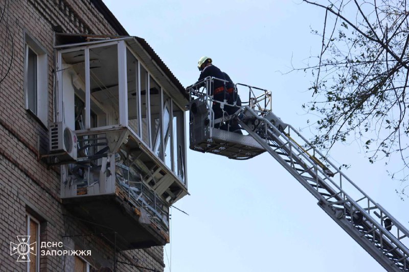 Gaisa triecienos Zaporožžijā 22. septembrī ievainoto skaits pieaudzis līdz 22