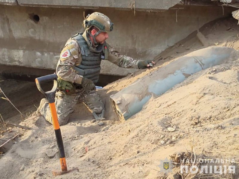 El FAB-500 llançat cap a un pont de la ciutat de Sumy aquest matí no havia explotat