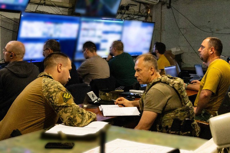 El comandant en cap de les Forces Armades d'Ucraïna va visitar les primeres línies en una de les direccions